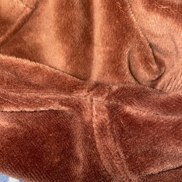 Fashion Nova Medium Brown Velour Romper Suit - Picture 8 of 14